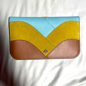 Kate spade clutch patchwork Nadine wallet